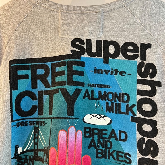 Free City - Supershop Supermät - L/3 Crewneck - Bike Friend - 2011 Invite - RARE - Picture 8 of 16